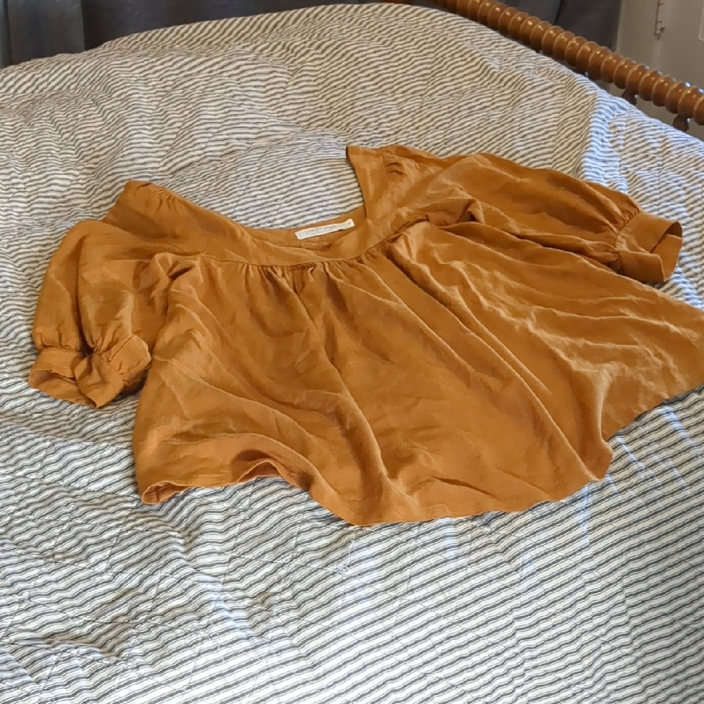 Christy Dawn Tumeric Blouse (Altered Bianca Dress)